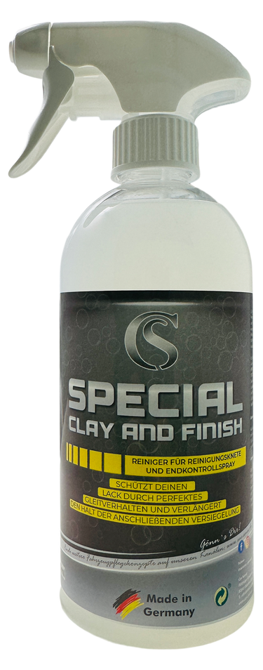 Car Sense Clay and Finish Reinigungsflüssigleit für Reinigungsknete und finish Kontrolle